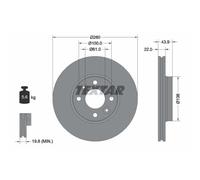 TEXTAR 92119203 Disco de freno