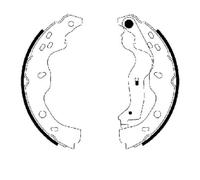 Zapatas de freno 91067500 TEXTAR para SUZUKI FIAT