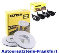 TEXTAR DISCOS DE FRENO + PASTILLAS DE FRENO VW GOLF 4 POLO BORA + AUDI SKODA ...