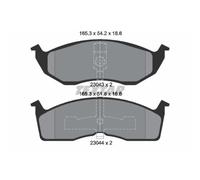 TEXTAR Forros de Freno Delantero para Chrysler Voyager/Grand 300M Plymouth