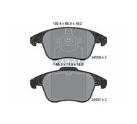 TEXTAR Forros de Freno Delantero para Citroën C4 Gran Picasso Peugeot 5008 3008