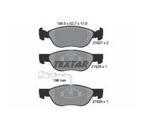 TEXTAR Forros de Freno Delantero para Fiat Brava Marea Fin Lancia Delta II Dedra