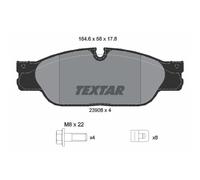 TEXTAR Forros de Freno Delantero para JAGUAR S-TYPE XJ Daimler Super Ocho