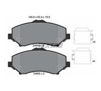 TEXTAR Forros de Freno Delantero para Jeep Wrangler III Cherokee Fiat Freemont