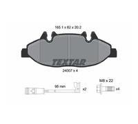 TEXTAR Forros de Freno Delantero para Mercedes-Benz Bus Vito/Mixto Caja