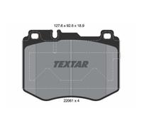 TEXTAR Forros de Freno Delantero para Mercedes-Benz Clase E Clase C T-Model