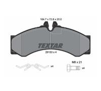 TEXTAR Forros de Freno Delantero para Mercedes-Benz Sprinter 4-T Bus VW Lt 28-46