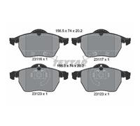 TEXTAR Forros de Freno Delantero para Saab 9-3 Cabriolet Opel Zafira A Astra G