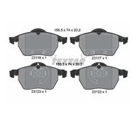 TEXTAR Forros de Freno Delantero para Saab 9-3 Cabriolet Opel Zafira A Astra G