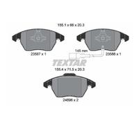 TEXTAR Forros de Freno Delantero para VW Passat Toda la Pista Audi A3 Sportback