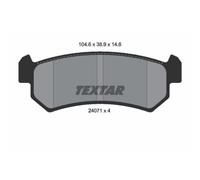 TEXTAR Forros de Freno Traseros para Chevrolet Nubira Familiar Lacetti Daewoo