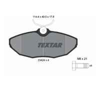 TEXTAR Freno Trasero para JAGUAR S-TYPE XJ Lincoln Ls Thunderbird Cabriolet