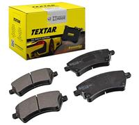 TEXTAR Juego de pastillas de freno Delantero con avisador acústico de desgaste 2376601 Juego de pastillas de freno Compatible con TOYOTA COROLLA ZZE12, NDE12, ZDE12 COROLLA Sedán E12J, E12T