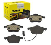 TEXTAR Juego de pastillas de freno Delantero con contacto de aviso de desgaste incorporado 2301802 Juego de pastillas de freno Compatible con AUDI A6 C6 Avant 4F5 A4 B7 Avant 8ED A6 C6 Sedán 4F2, VW