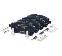 TEXTAR Juego de pastillas de freno Delantero para FORD Fiesta Mk6 Furgoneta