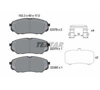 TEXTAR Juego de pastillas de freno Delantero para HYUNDAI Santa Fé IV (TM)