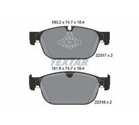 TEXTAR Juego de pastillas de freno Delantero para VOLVO V60 II (225, 227)