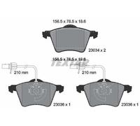 TEXTAR Juego de pastillas de freno Delantero para VW Kombi T2 Bus (22, 7X)