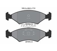 TEXTAR Juego de pastillas de freno Delantero para VW Pointer Pick-up 2310301