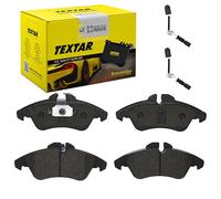 TEXTAR Juego de pastillas de freno para Coche Delantero con contacto avisador de desgaste con accesorios 2399002 Juego de pastillas de freno Compatible con MERCEDES-BENZ Sprinter 3-T Bus W903