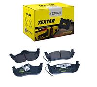 TEXTAR Juego de pastillas de freno Trasero con avisador acústico de desgaste 2425801 Juego de pastillas de freno