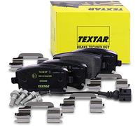 TEXTAR Juego de pastillas de freno Trasero no preparado para indicador de desgaste con accesorios 2332602 Juego de pastillas de freno
