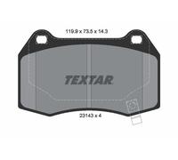 TEXTAR 2314301 Juego de pastillas de freno