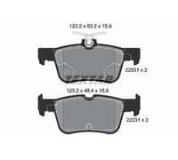 Textar Juego Pastillas de Freno para Ford Kuga MK2 Escort Mondeo S-MAX Galaxy