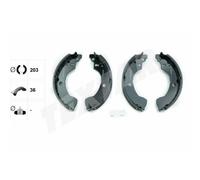 TEXTAR Juego Zapatas Freno De Tambor Trasero Para Nissan Almera II Hatchback N16