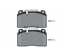 TEXTAR Pastillas Freno Delant. para Audi Q5 A6 Avant Porsche Macan
