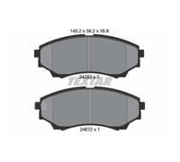 TEXTAR Pastillas Freno Delant. para Ford Ranger Mazda BT-50 Pick-Up
