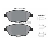 TEXTAR Pastillas Freno Delant. para Opel Corsa D Fiat 500L