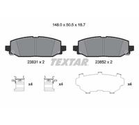 TEXTAR Pastillas Freno Trasero Apto para Jeep Wrangler IV