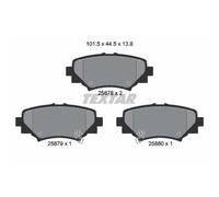 TEXTAR Pastillas Freno Trasero Apto para Mazda 3