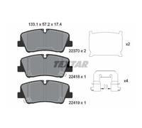 TEXTAR Pastillas Freno Trasero para Hyundai H350 Bus