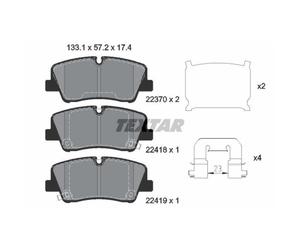 TEXTAR Pastillas Freno Trasero para Hyundai H350 Bus