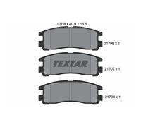 TEXTAR Pastillas Freno Trasero para Mitsubishi Pajero Pinin Galant VI Familiar