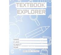 Textbook Explorer: The 150 Page Grid Book - Mastering Efficiency in Learning