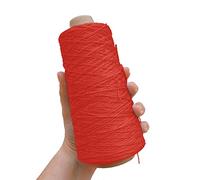 TEXTEX = Cono de Cuquillo. Hilo para Tricot, Croché y Ganchillo. Composición Rayón 100%. 1 Cono de 200grs y 600mts - (Rojo Amapola)
