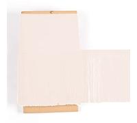 TEXTEX = Fleco de Cuquillo para Coser de Flamenca y Sevillana. Composición Rayón 100%. Largo de 30cm. Piezas de 5m - (Crema)