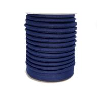TEXTEX = Vivo al Bies para Proyectos de Costura, Decoración y Manualidades. Composición 50% Algodón y 50% Poliéster. Ancho Total 15mm, Cordón 5mm y Solapa 10mm. Carrete 10 Metros - (Azul Marino)