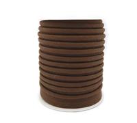 TEXTEX = Vivo al Bies para Proyectos de Costura, Decoración y Manualidades. Composición 50% Algodón y 50% Poliéster. Ancho Total 15mm, Cordón 5mm y Solapa 10mm. Carrete 10 Metros - (Marrón Oscuro)