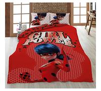 Textiel Trade Miraculous Ladybug - Funda de edredón y Funda de Almohada para niña