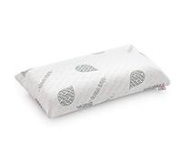 textil-home Almohada Viscoelástica - 105 cm - Tejido Ecológico Aloe Vera, Núcleo de Visco Puro 100% Natural - Doble Funda con Cremallera. Adaptativa Termoregulada.