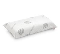 textil-home Almohada Viscoelástica - 60 cm - Tejido Ecológico Aloe Vera, Núcleo de Visco Puro 100% Natural - Doble Funda con Cremallera. Adaptativa Termoregulada.