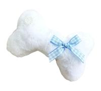 Textiles Accesorios de ropa Arte de tela Broche Creador de tendencias Hueso de felpa para personalidad Declaraciones de moda Forma de lazo ajustable, Blanco, I