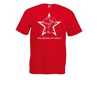 Textilfabrik Hering Camisa en T - Sisters of Mercy I The Worlds finales de 007, Rot, S