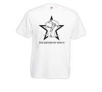 Textilfabrik Hering Camiseta - Sisters of Mercy I The Worlds Ende 007, Blanco, 3XL