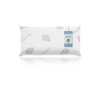 Textilhome Almohada Viscoelástica 70 cm, Núcleo de Visco Puro 100%, Funda con Cremallera Lavable, Tejido Ecológico Aloe Vera Stretch Transpirable, Hipoalergénico y Ergonómica.