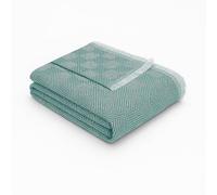 Textilhome Cubre Sofá Multiusos Funda Sofa y Cama, Manta Foulard Plaid Jarapa Colcha Cubrecama Protector Dante, 130x180 cm, Color Aguamarina. Certificado Oeko-Tex